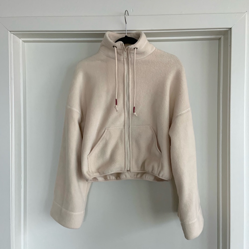 Cream FP Movement Sweater Jacket